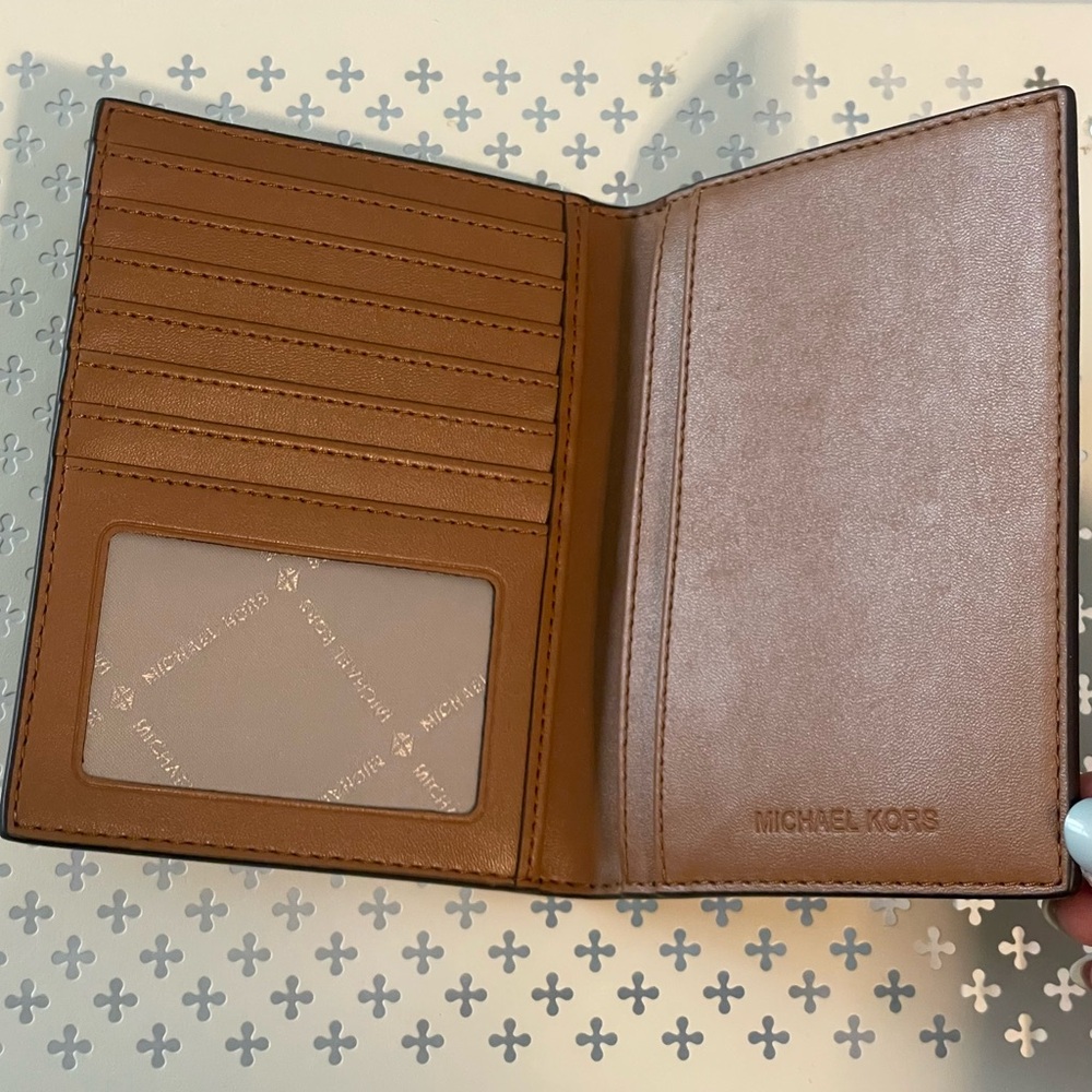 Michael Kors Dark Brown Passport & Card Holder - Picture 3 of 3